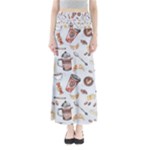 Coffee Mania Caffeine Full Length Maxi Skirt