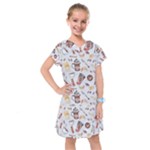 Coffee Mania Caffeine Kids  Drop Waist Dress