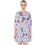 Coffee Mania Caffeine Smock Dress