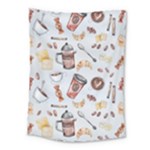 Coffee Mania Caffeine Medium Tapestry