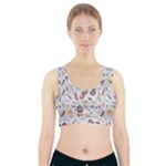 Coffee Mania Caffeine Sports Bra With Pocket