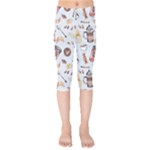 Coffee Mania Caffeine Kids  Capri Leggings 