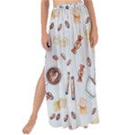 Coffee Mania Caffeine Maxi Chiffon Tie-Up Sarong