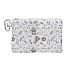 Coffee Mania Caffeine Canvas Cosmetic Bag (Medium)