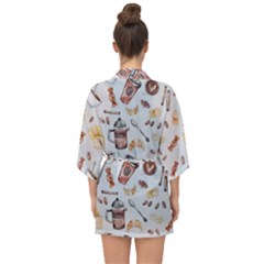 Half Sleeve Chiffon Kimono 