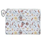 Coffee Mania Caffeine Canvas Cosmetic Bag (XL)