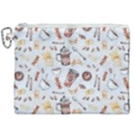 Coffee Mania Caffeine Canvas Cosmetic Bag (XXL)