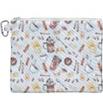 Coffee Mania Caffeine Canvas Cosmetic Bag (XXXL)