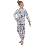 Coffee Mania Caffeine Kids  Long Sleeve Set 