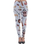 Coffee Mania Caffeine Lightweight Velour Leggings