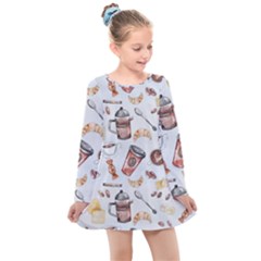 Kids  Long Sleeve Dress 