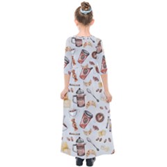 Kids  Quarter Sleeve Maxi Dress 