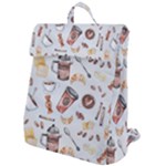 Coffee Mania Caffeine Flap Top Backpack