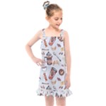 Coffee Mania Caffeine Kids  Overall Dress