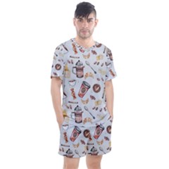 Men s Mesh T-Shirt and Shorts Set 