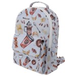 Coffee Mania Caffeine Flap Pocket Backpack (Small)