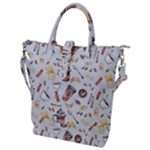 Coffee Mania Caffeine Buckle Top Tote Bag