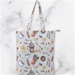 Coffee Mania Caffeine Double Zip Up Tote Bag