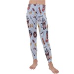 Coffee Mania Caffeine Kids  Lightweight Velour Leggings