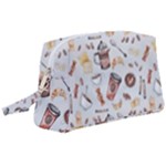 Coffee Mania Caffeine Wristlet Pouch Bag (Large)