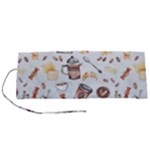 Coffee Mania Caffeine Roll Up Canvas Pencil Holder (S)