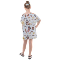 Kids  One Piece Chiffon Dress 