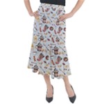 Coffee Mania Caffeine Midi Mermaid Skirt