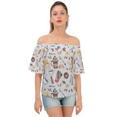 Off Shoulder Short Sleeve Top 