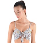 Coffee Mania Caffeine Woven Tie Front Bralet