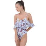 Coffee Mania Caffeine Drape Piece Swimsuit