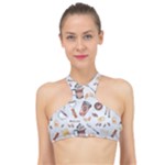 Coffee Mania Caffeine High Neck Bikini Top