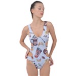 Coffee Mania Caffeine Side Cut Out Swimsuit