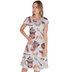 Coffee Mania Caffeine Classic Short Sleeve Dress