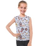 Coffee Mania Caffeine Kids  Mesh Tank Top