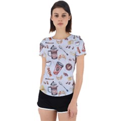 Back Cut Out Sport T-Shirt 