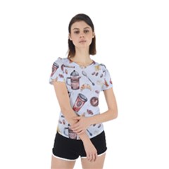 Back Cut Out Sport T-Shirt 