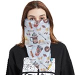 Coffee Mania Caffeine Face Covering Bandana (Triangle)