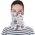 Coffee Mania Caffeine Face Seamless Bandana (Adult)