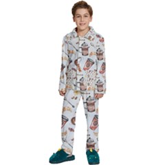 Kids  Long Sleeve Velvet Pajamas Set 