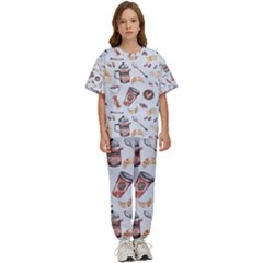 Kids  T-Shirt and Pants Sports Set 