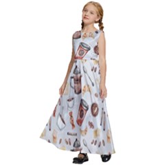 Kids  Satin Sleeveless Maxi Dress 