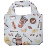 Coffee Mania Caffeine Foldable Grocery Recycle Bag