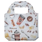 Coffee Mania Caffeine Premium Foldable Grocery Recycle Bag