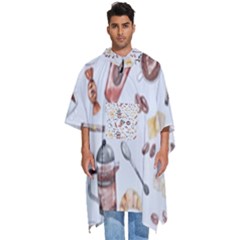 Men s Hooded Rain Ponchos 