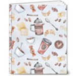 Coffee Mania Caffeine 8  x 10  Hardcover Notebook