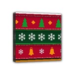 Christmas Time Pattern Christmas Ornament Mini Canvas 4  x 4  (Stretched)