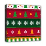 Christmas Time Pattern Christmas Ornament Mini Canvas 8  x 8  (Stretched)