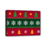 Christmas Time Pattern Christmas Ornament Mini Canvas 7  x 5  (Stretched)