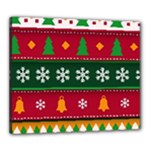 Christmas Time Pattern Christmas Ornament Canvas 24  x 20  (Stretched)