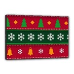 Christmas Time Pattern Christmas Ornament Canvas 18  x 12  (Stretched)